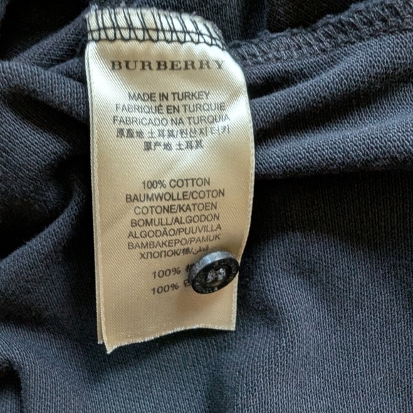 Burberry Brit Black Polo sz XL - Picture 7 of 7
